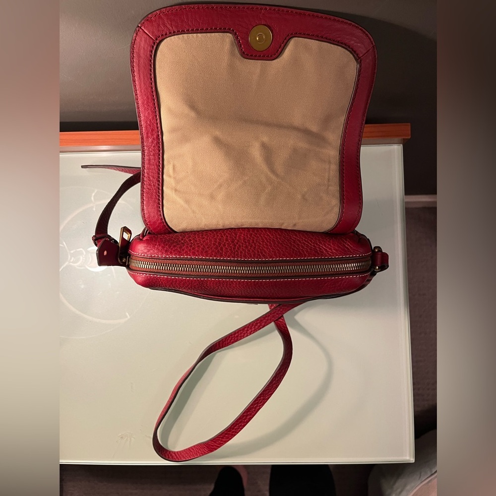 J. Crew Signet Flap Crossbody Bag in Red - Picture 5 of 7